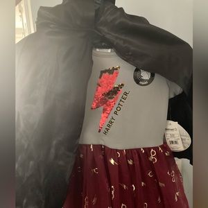 NWT Harry Potter dress & cape